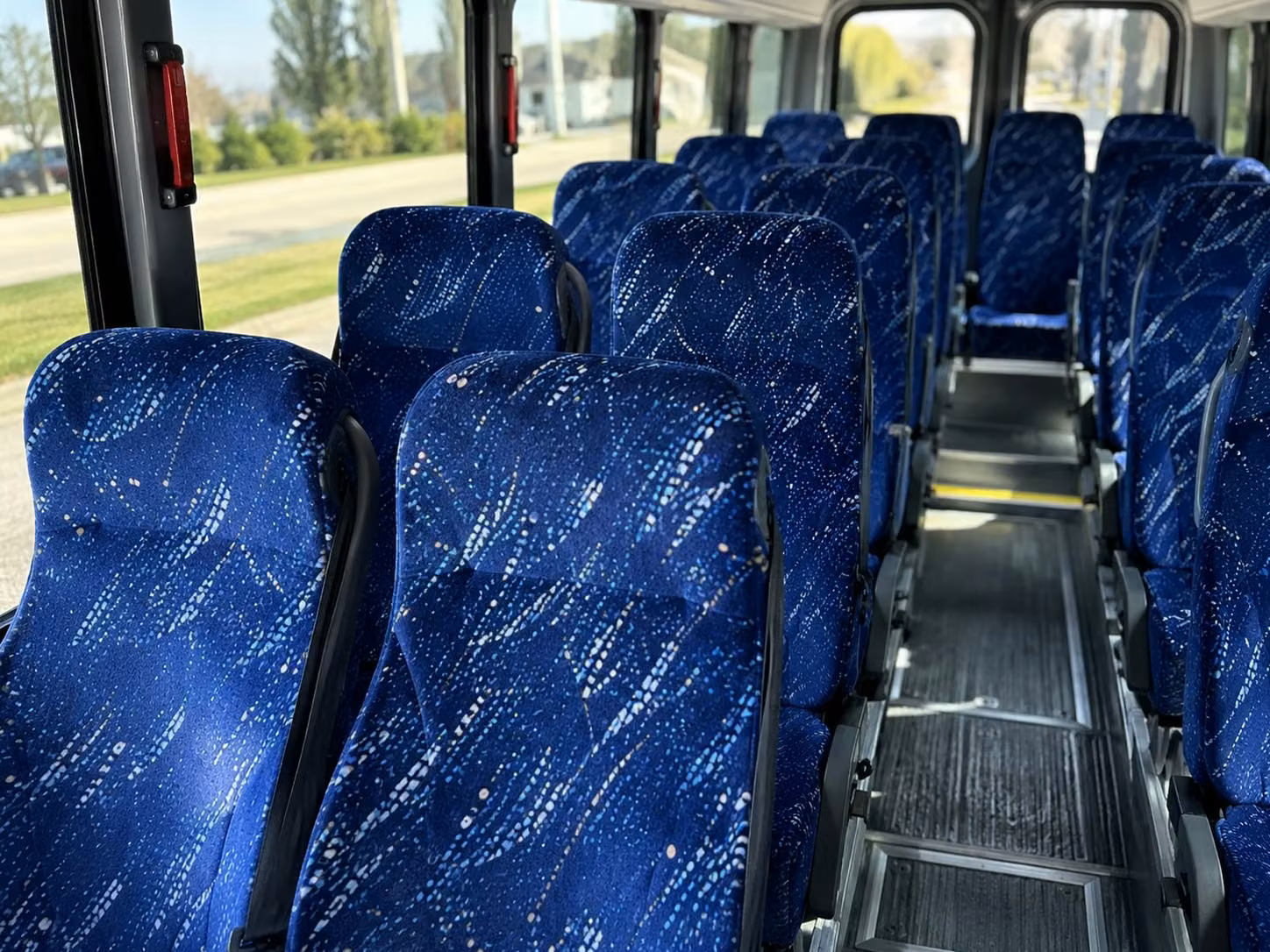 15 passenger minibus inside