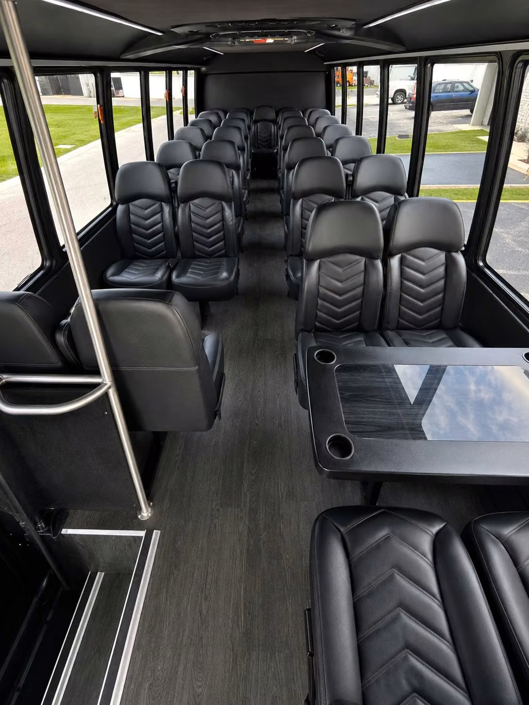 20 passenger minibus interior