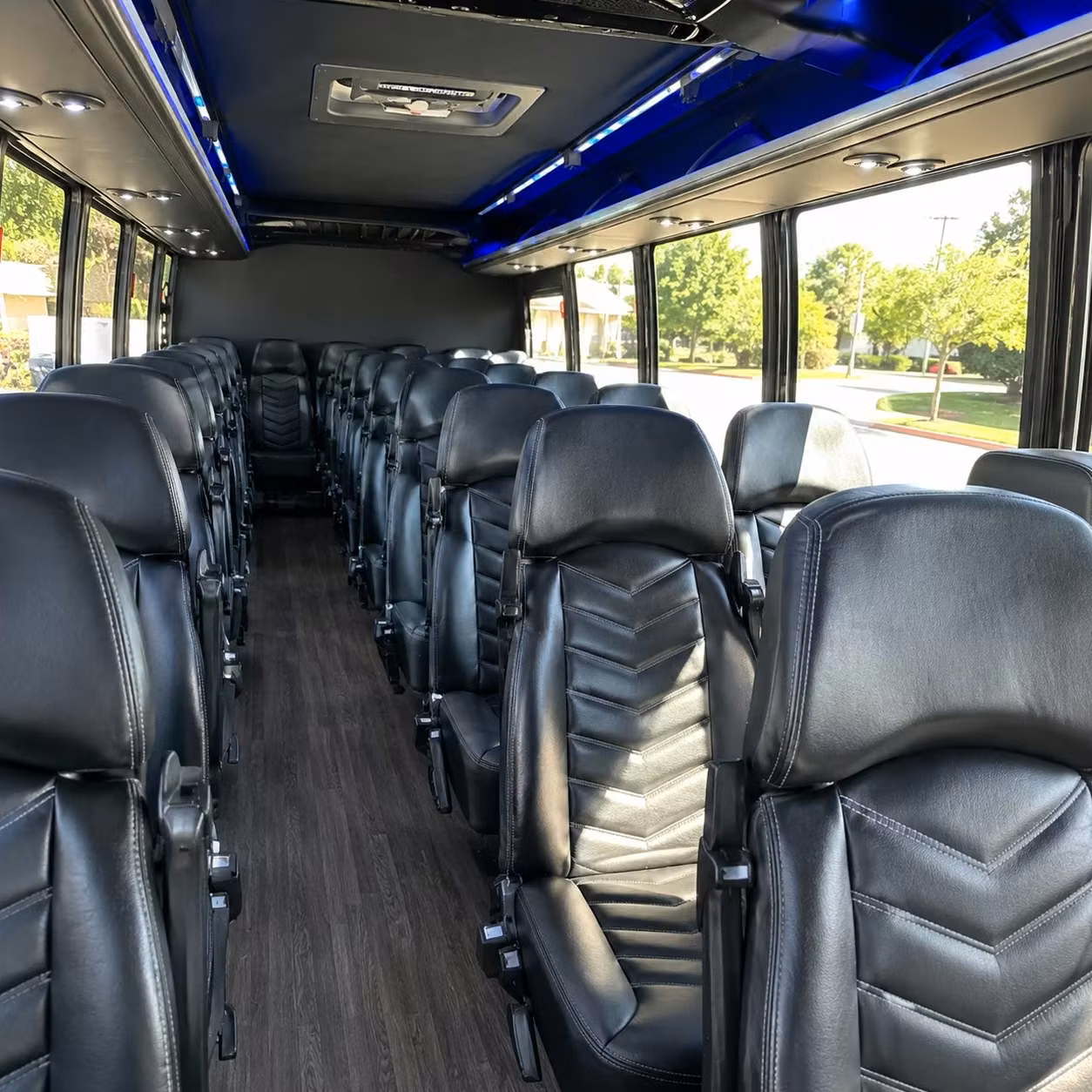 25 passenger minibus inside