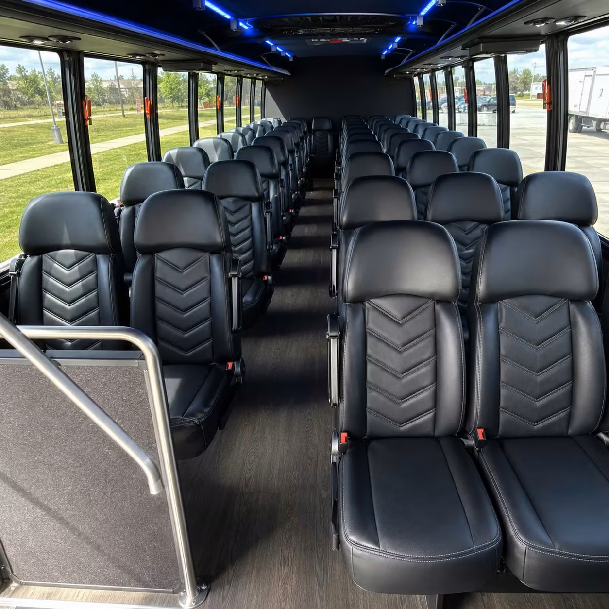 25 passenger minibus interior