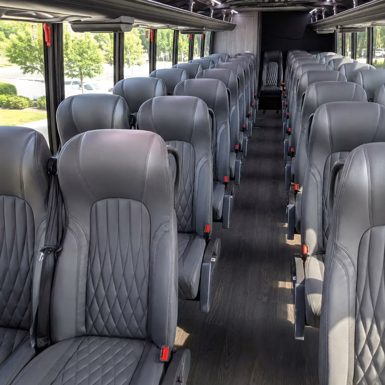 28 passenger minibus inside