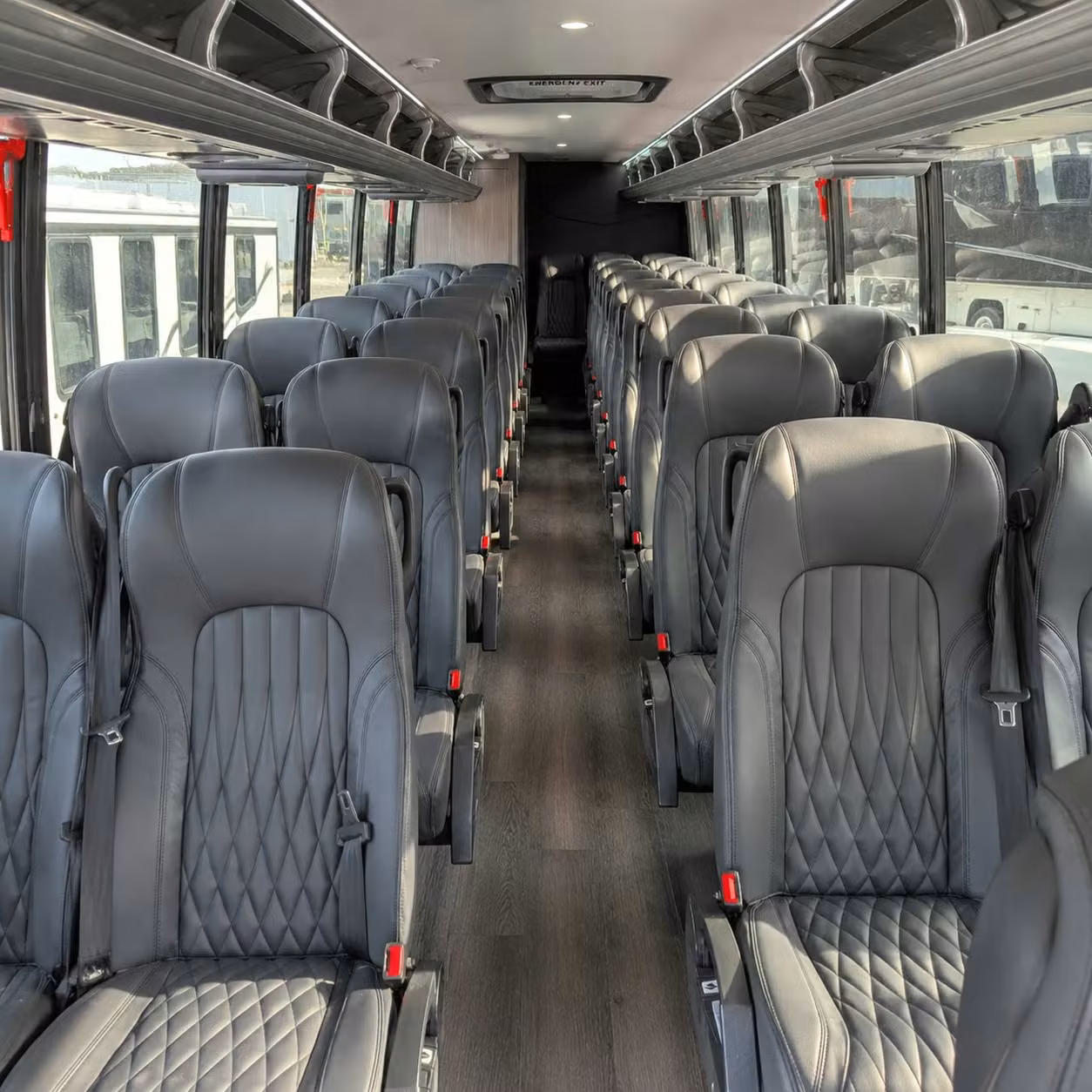 28 passenger minibus interior