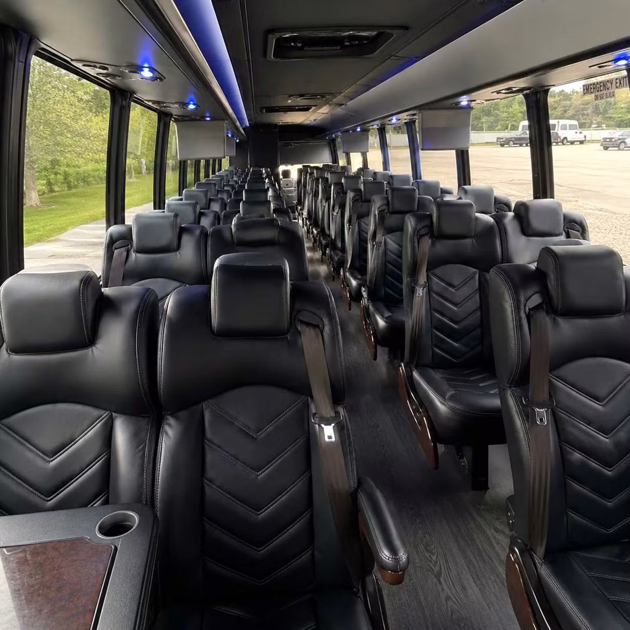 35 passenger minibus inside