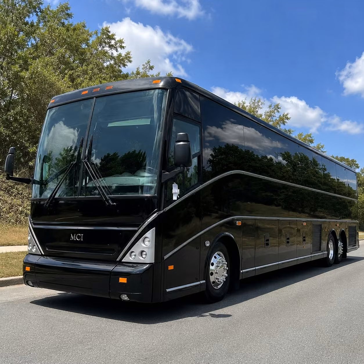 56 passenger charter bus