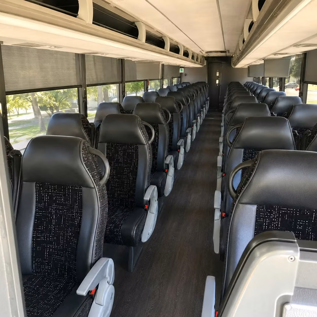 portland charter bus rental inside