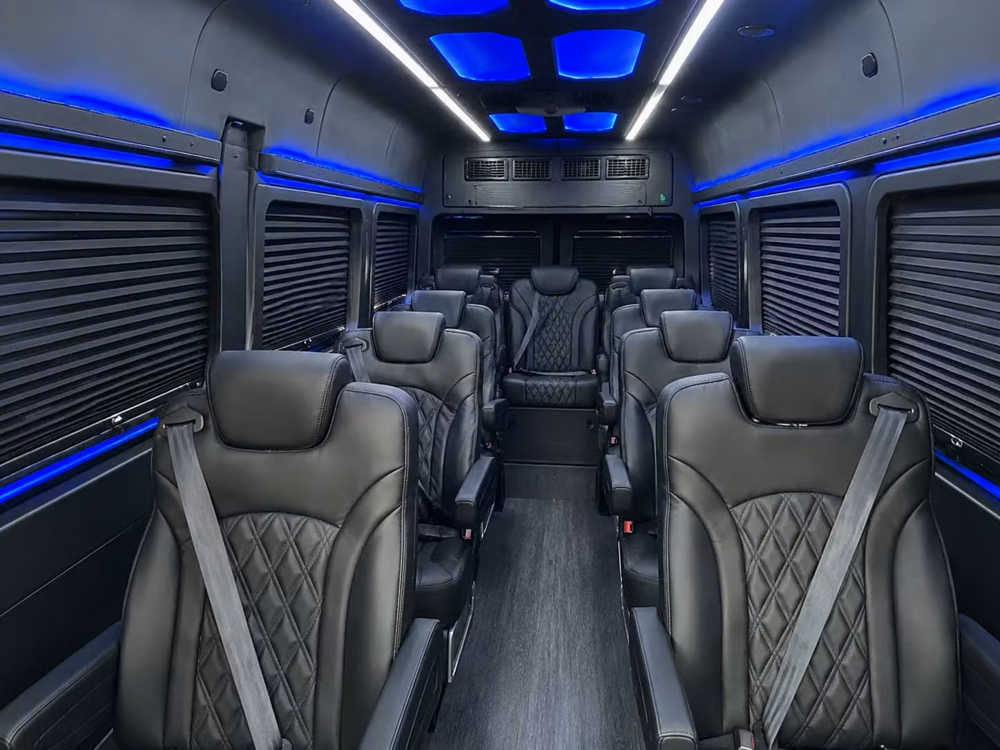 sprinter van with driver interior