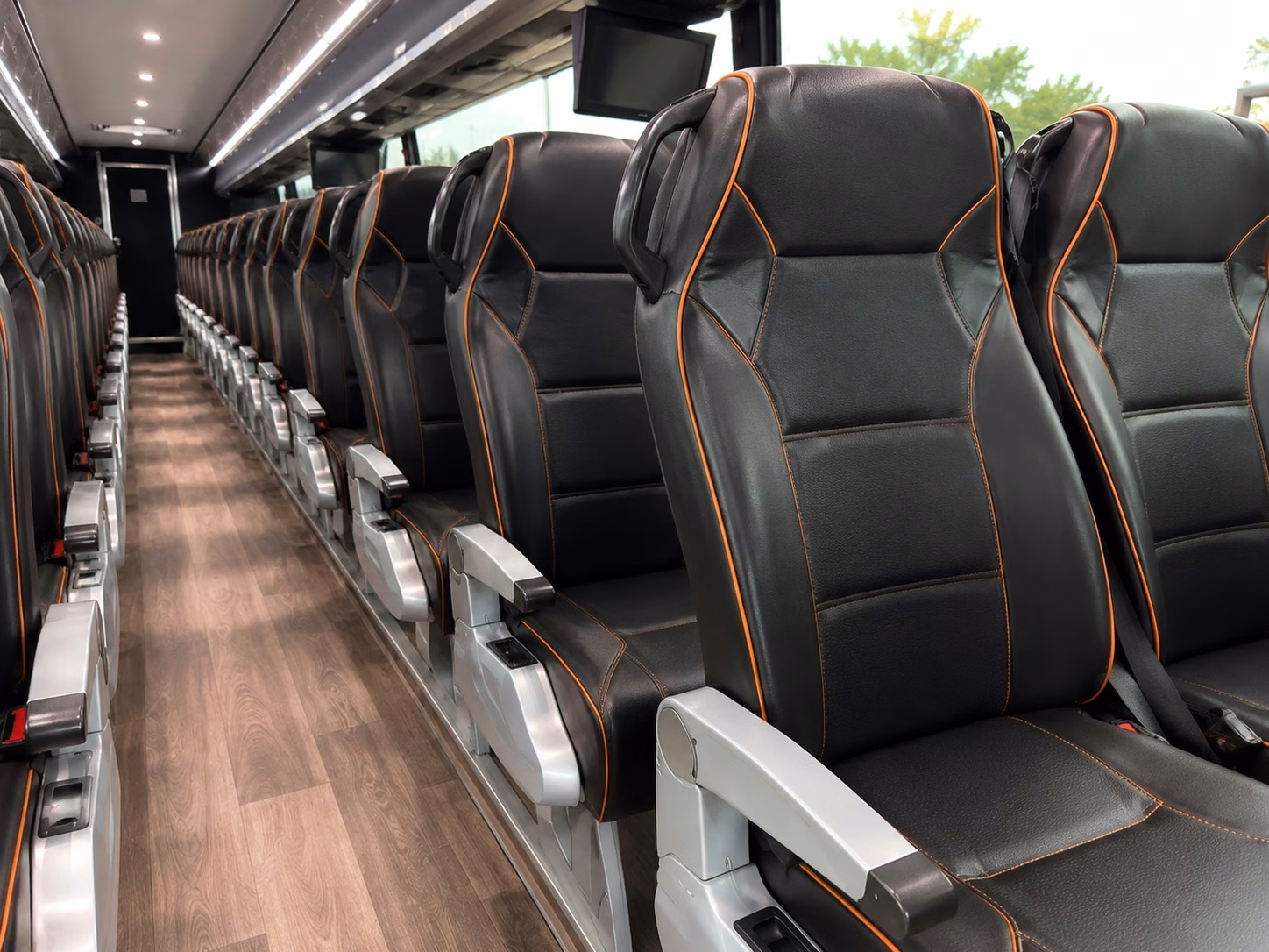 trail blazers game day bus rentals from moda center in portland
